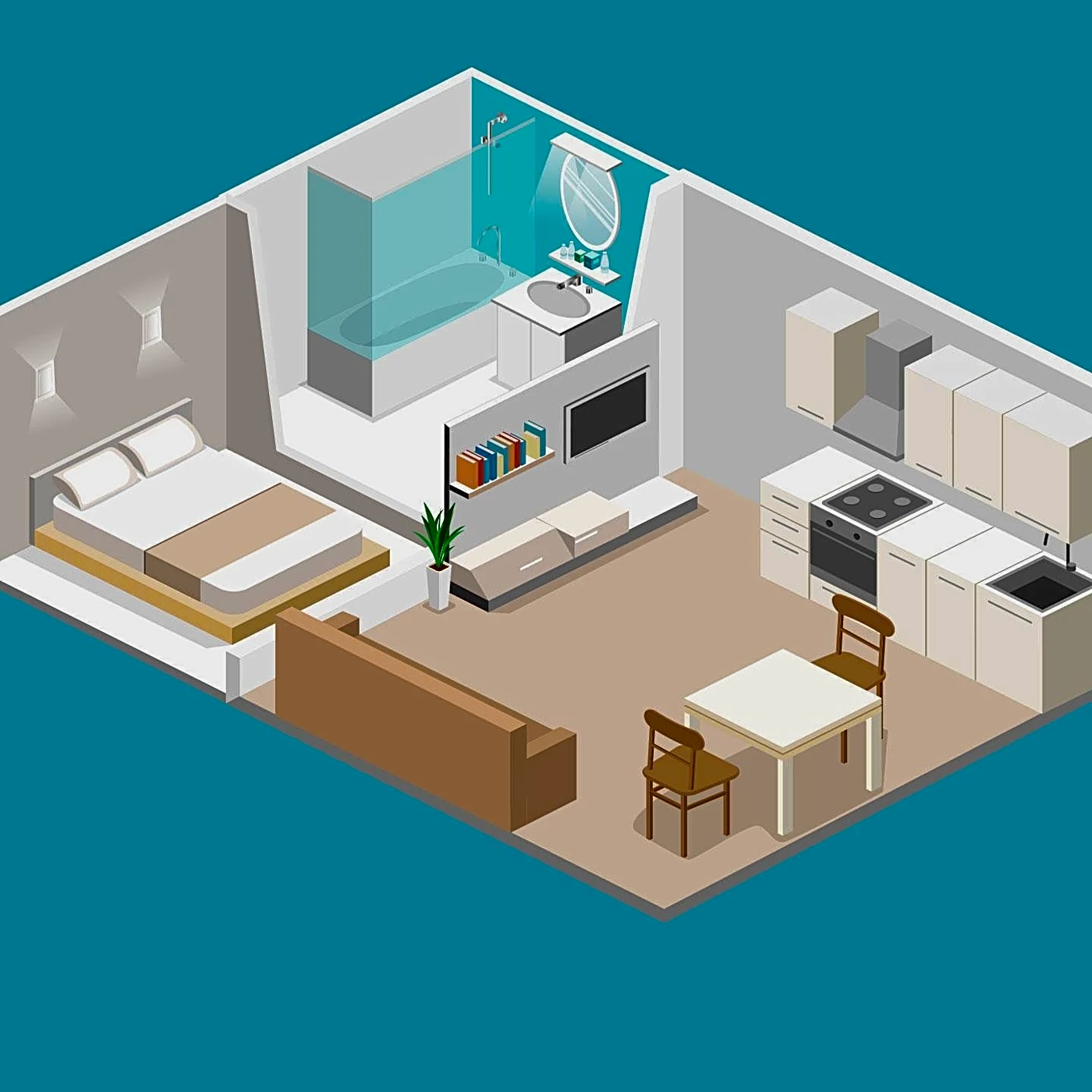 Studio Apartment Design Focuses on Livability and Adaptability