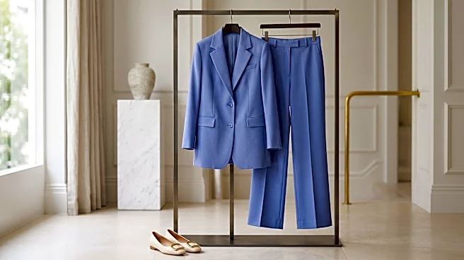 Princess Charlene Adopts Statement Flats with Periwinkle-Blue Suit for Official Engagement