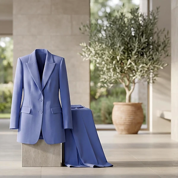 Princess Charlene of Monaco Inaugurates New Ida Nursery in Periwinkle-Blue Suit