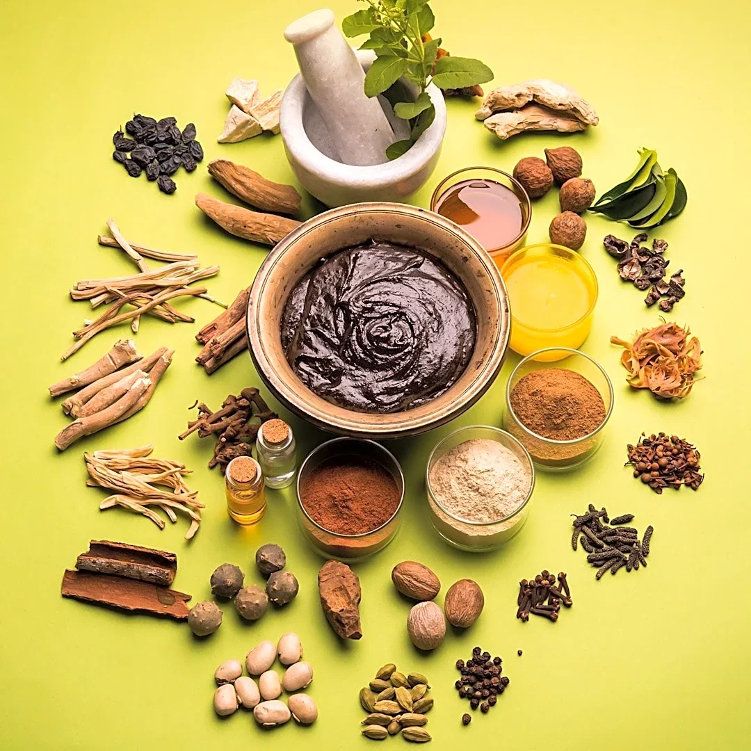 Ayurveda Emphasizes Balance and Digestion for Immune Health, Utilizing Traditional Herbs