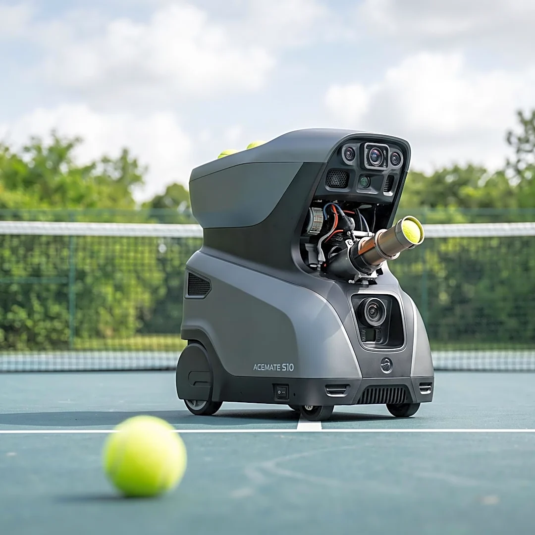 Acemate S10 AI Tennis Robot Offers Advanced Training for Intermediate Players, Priced at $1,899