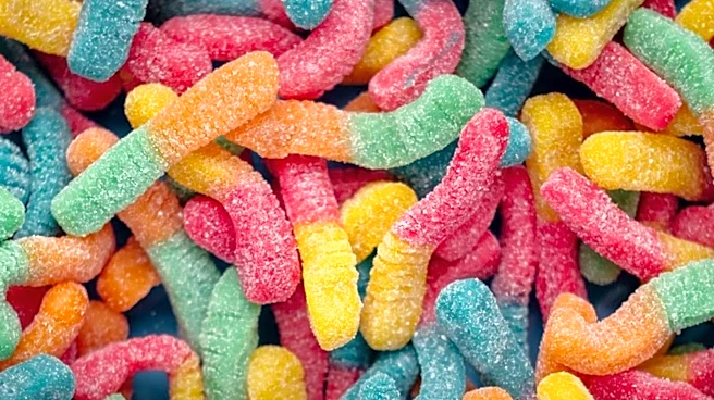 Haribo Smurfs Gummi Candies Offer Strawberry and Raspberry Flavors in Classic Character Shapes