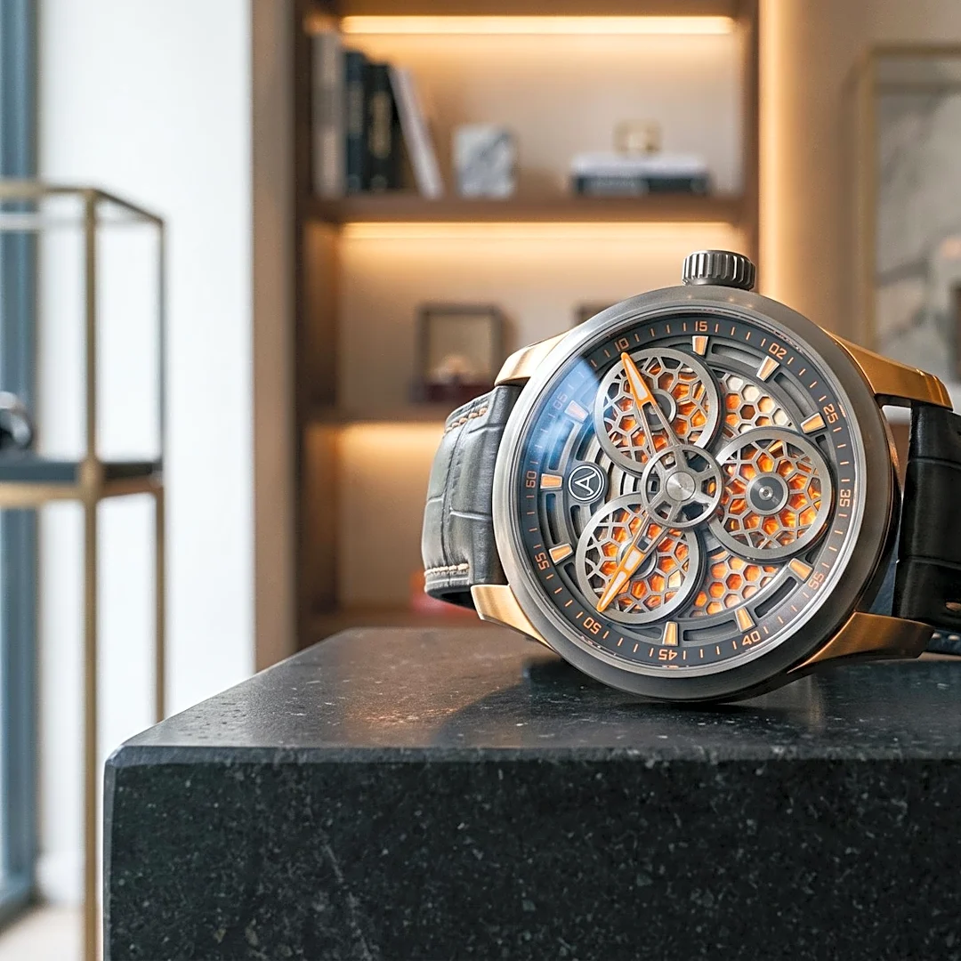 Ming x Massena LAB Unveils 57.09 Secret Honey Limited Edition Watch with Unique Rotating Dial