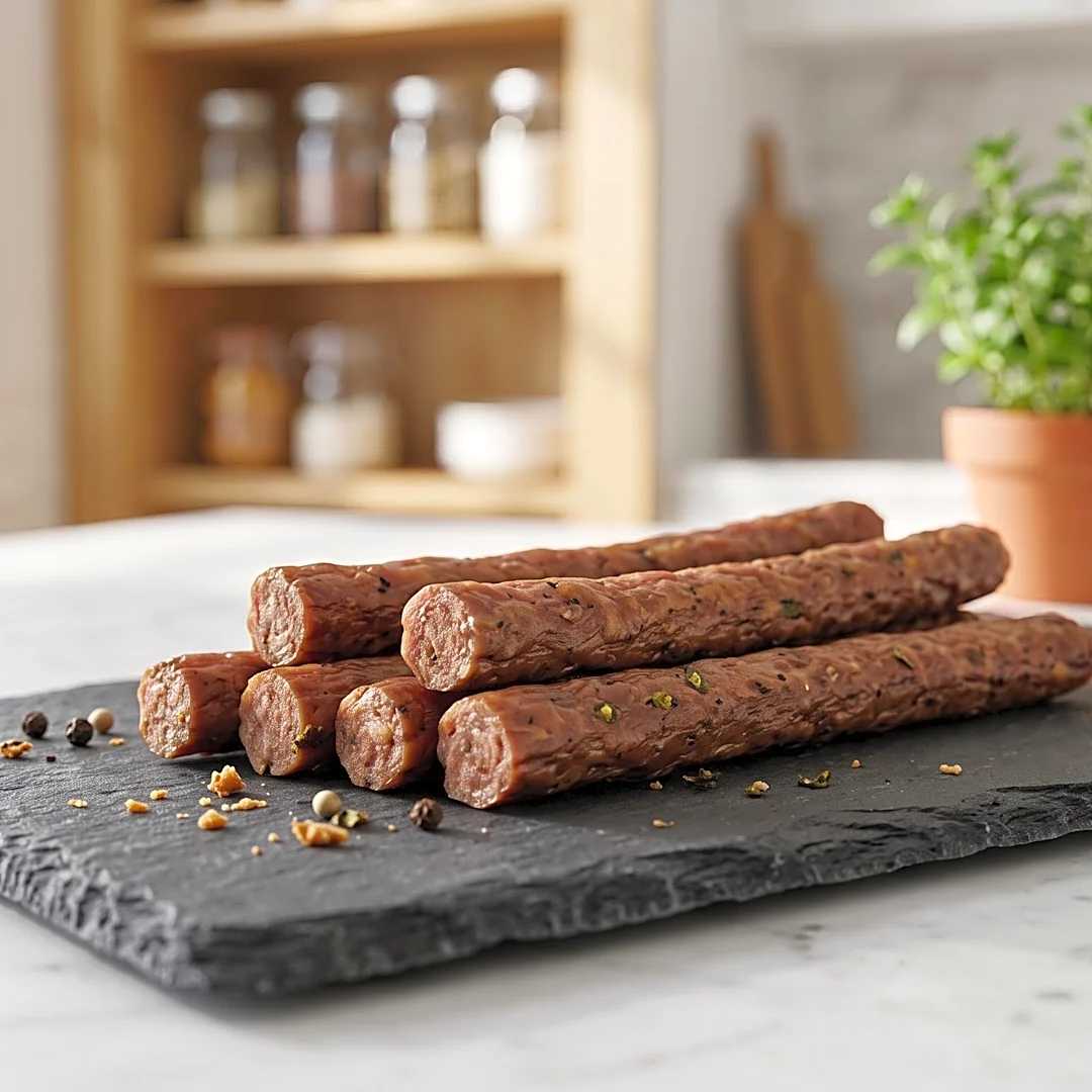 American Ostrich Farms Introduces Ostrich and Beef Snack Sticks