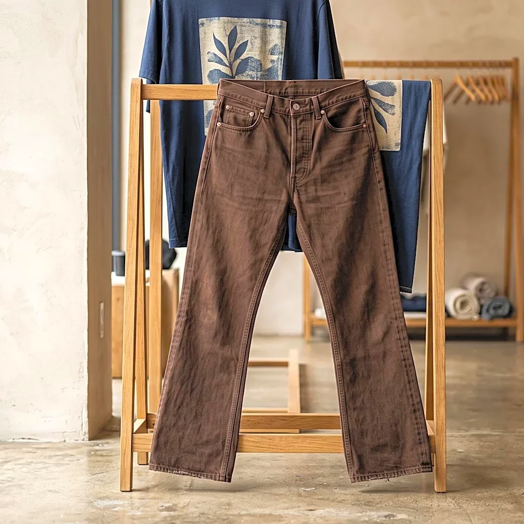 Brown Jeans Emerge as Key Trend for 2026, Paired with Graphic Tees by '90s and NYC Style Icons