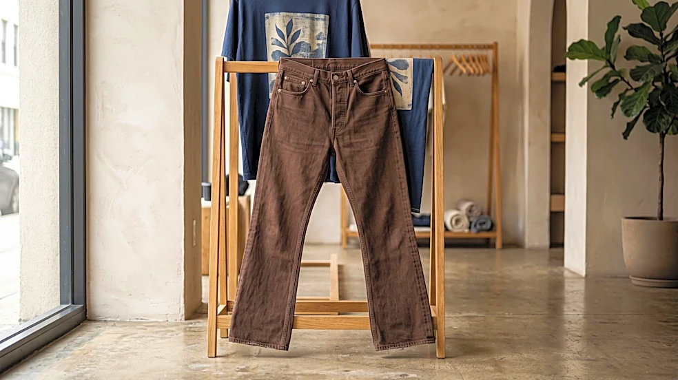 Brown Jeans Emerge as Key Trend for 2026, Paired with Graphic Tees by '90s and NYC Style Icons