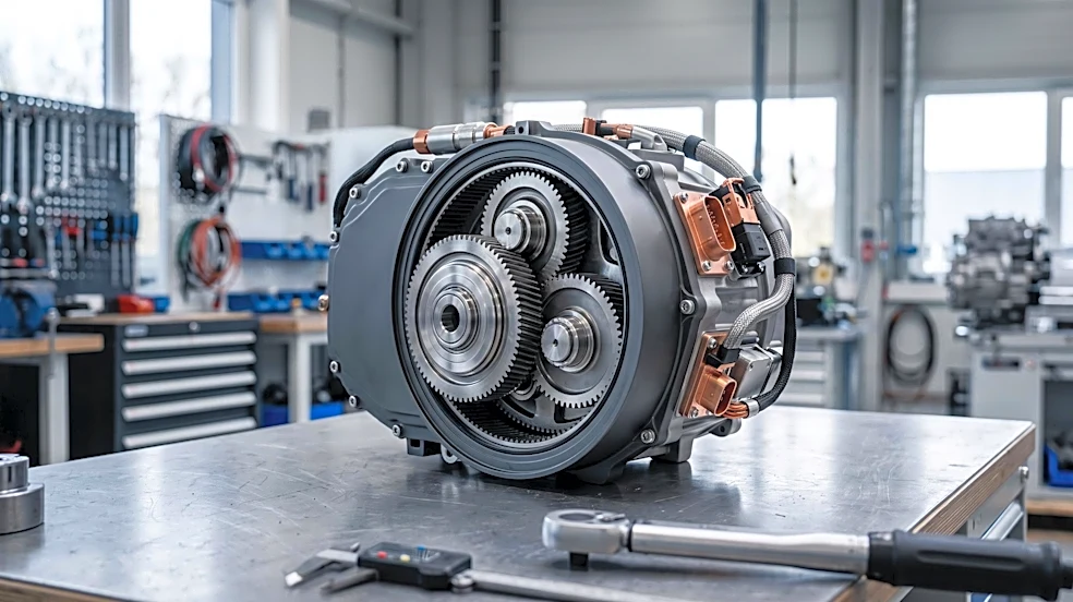 Stellantis Patents Two-Speed Electric Drive Module with Power Take-Off for Trucks
