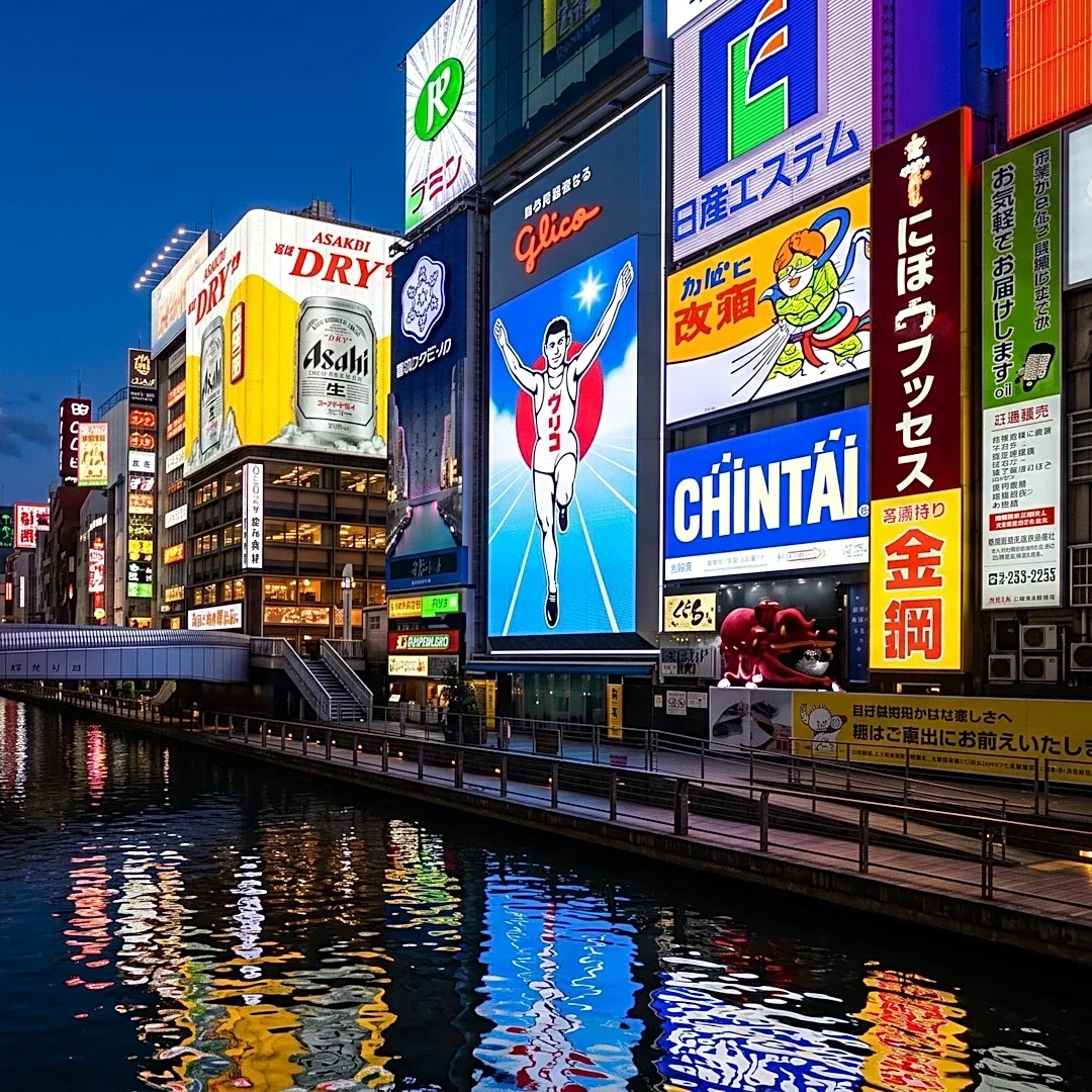 Osaka's Iconic Glico Running Man Sign to Undergo Renovation, New Version Unveiled in 2027