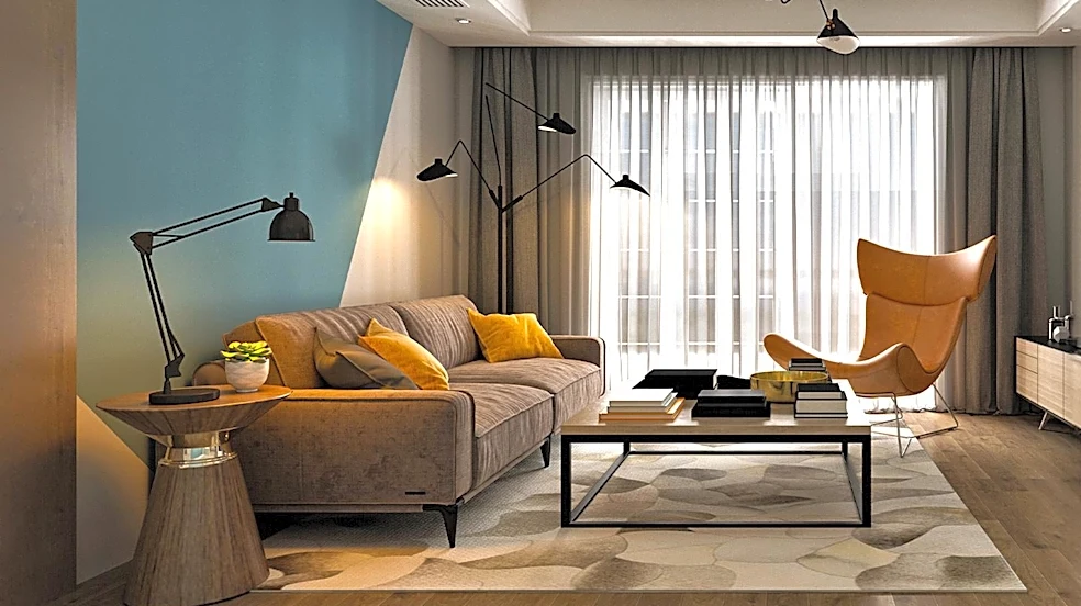 Interior Design Trend: Color Drenching Evolves with Gloss Ceilings