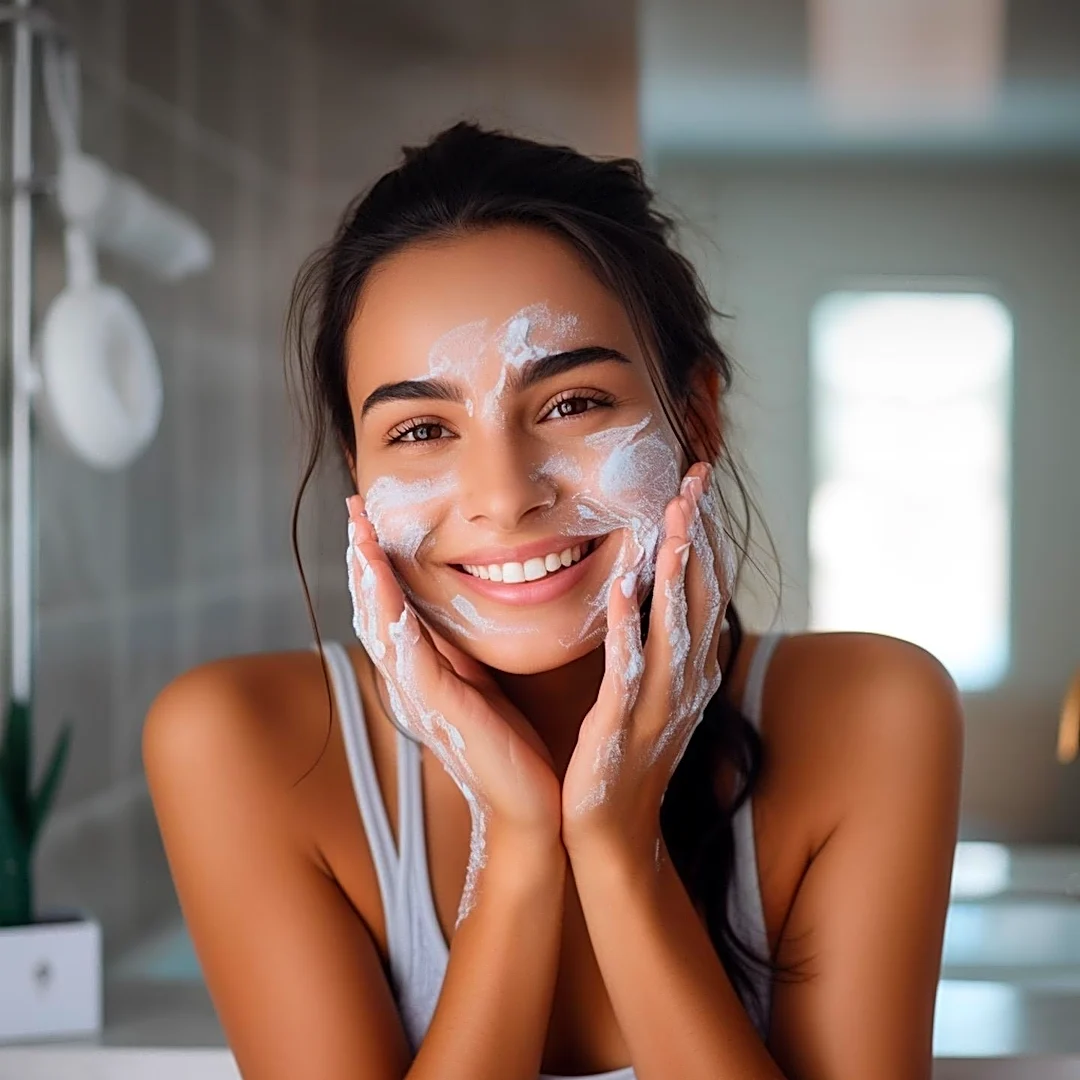 Skincare Routine for Combination Skin Emphasizes Gentle Cleansing and Balanced Hydration
