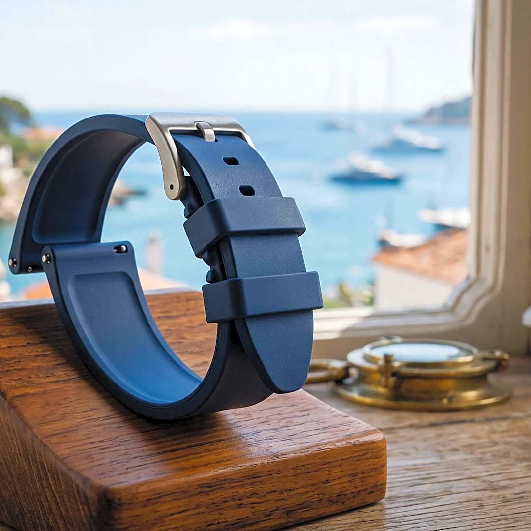 ZULUDIVER Introduces Summit 330 Italian Rubber Dive Watch Strap with Vanilla Scent