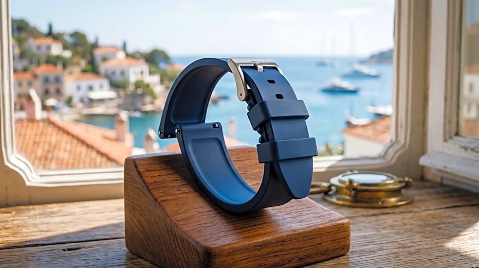 ZULUDIVER Introduces Summit 330 Italian Rubber Dive Watch Strap with Vanilla Scent