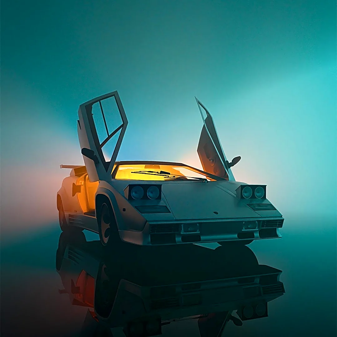 Travis Scott Acquires Four Collector Cars from Volo Museum, Including a 1989 Lamborghini Countach