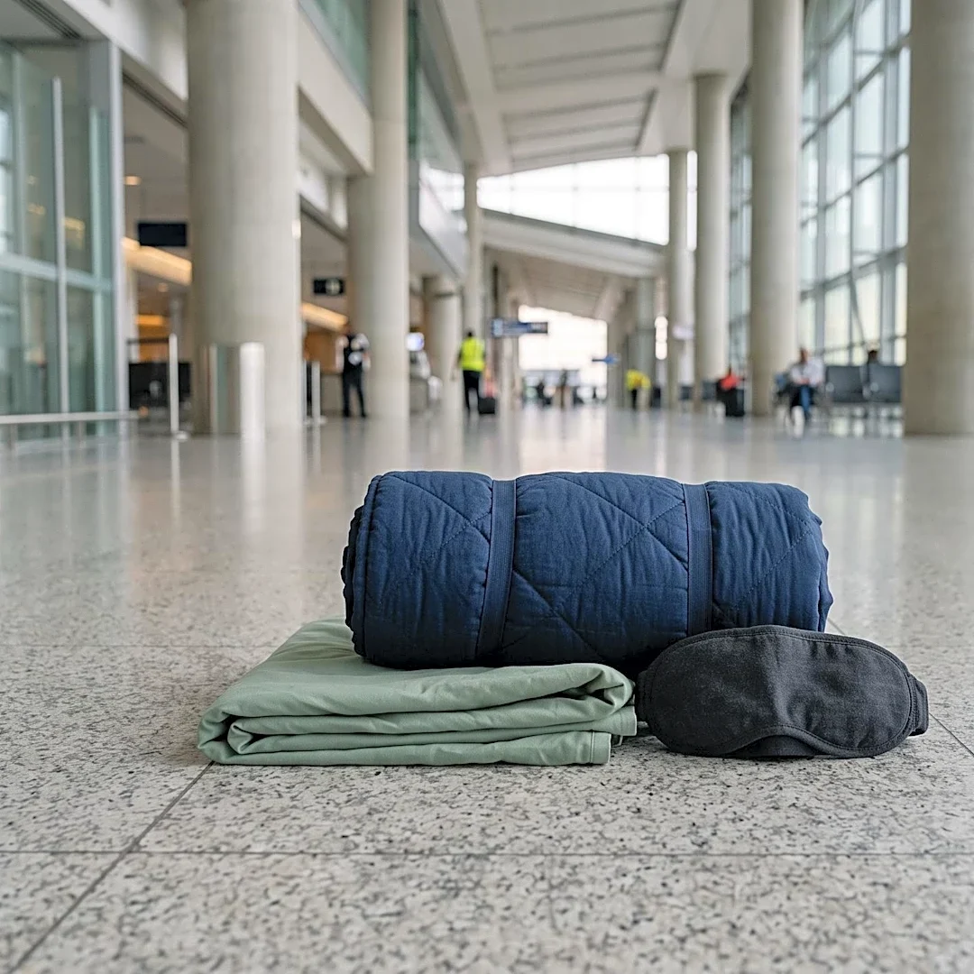 California Woman Prefers Airport Floors to Hotel Beds, Citing Safety and Cost Savings