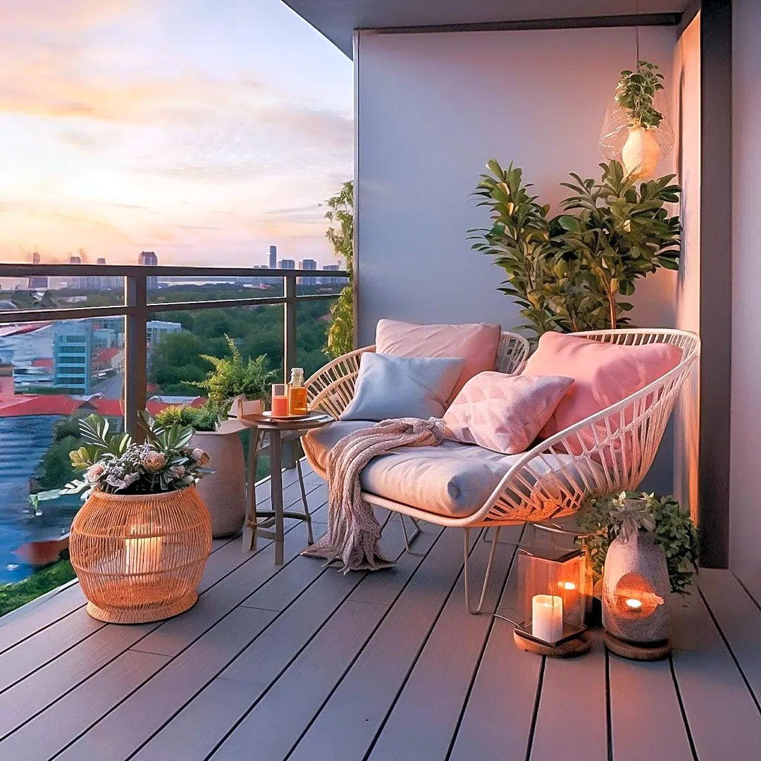Home Decor Experts Offer Strategies to Maximize Small Balcony Spaces