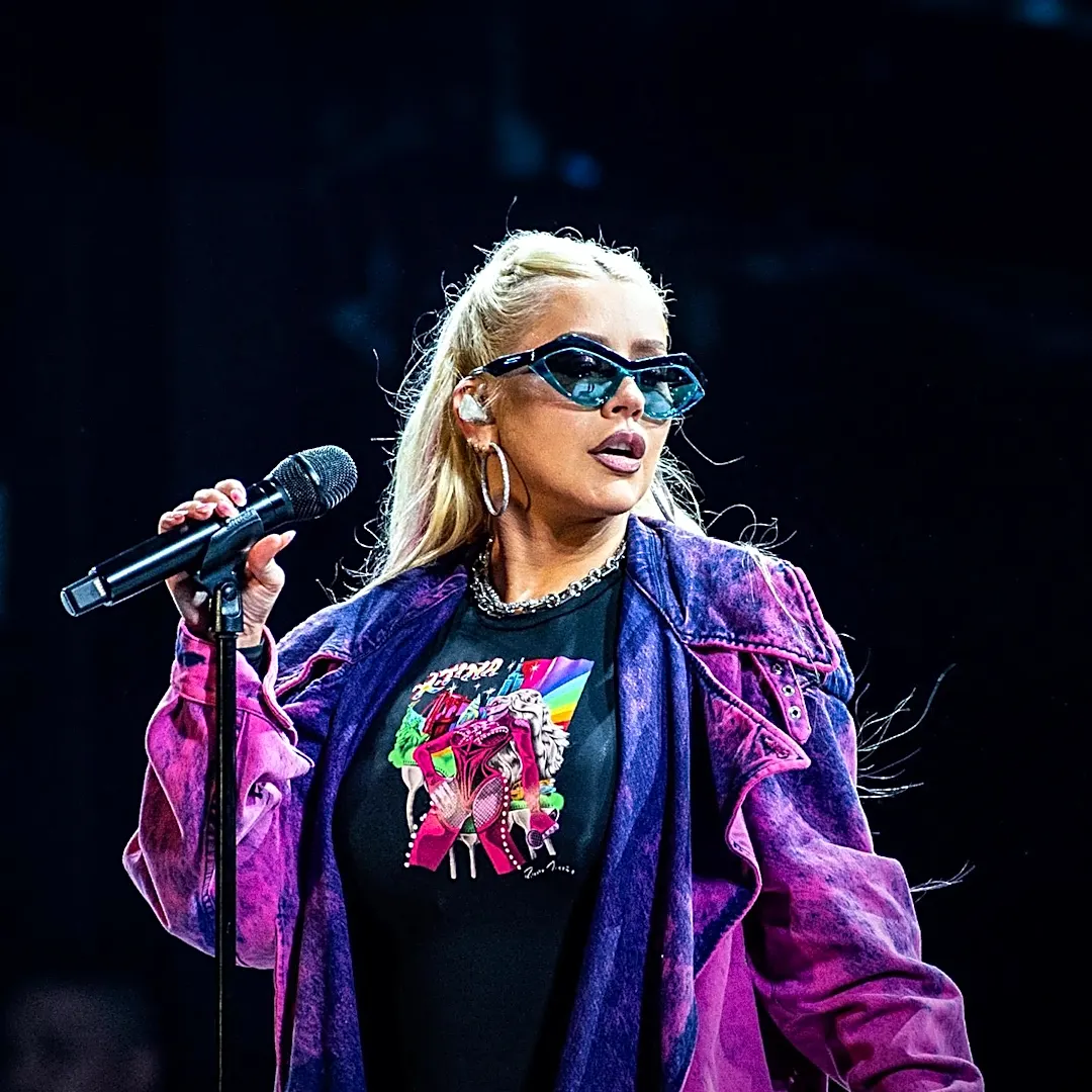 Christina Aguilera Joins Chappell Roan for Surprise Performance at LA Block Party