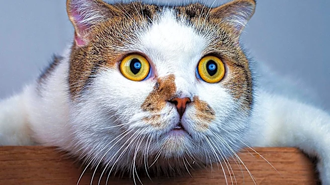 Pet Cat Named Anitta Reacts to Air Conditioner Being Turned Off