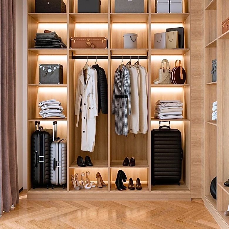 Home Organization Strategies Emphasize Built-in Storage and Space Maximization
