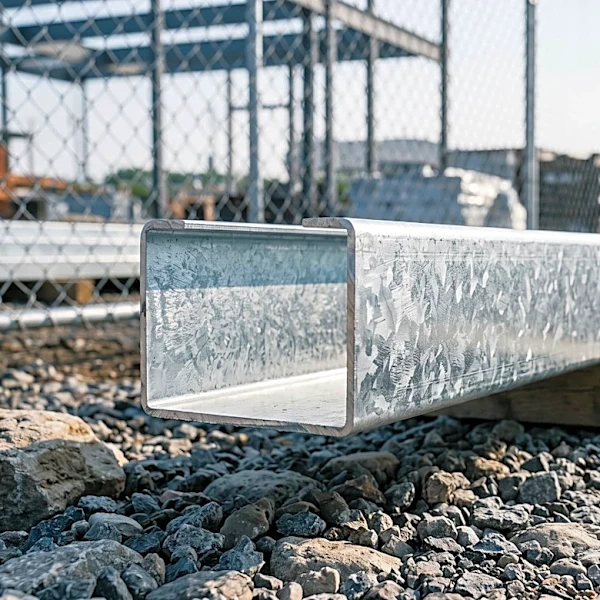 Zinc Coating Protects Steel U-Channels in Outdoor Fencing Applications