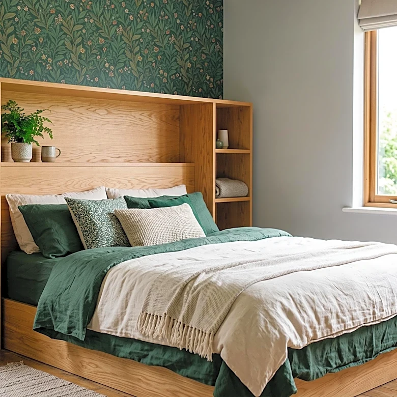 Home Renovation Transforms Kitchen into '90s-Inspired Tree House Bedroom