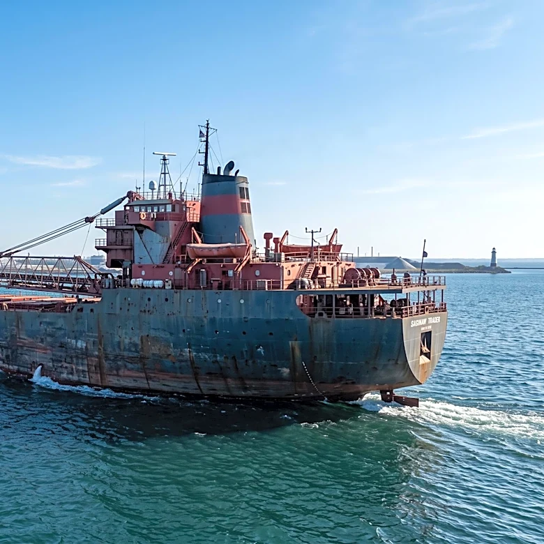 Great Lakes Freighters' Cargo Capacity Influenced by Water Depth and Ship Design
