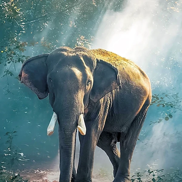 Denver Zoo's Asian Elephant, Duncan, Enjoys Fall Festivities by Smashing Donated Pumpkin