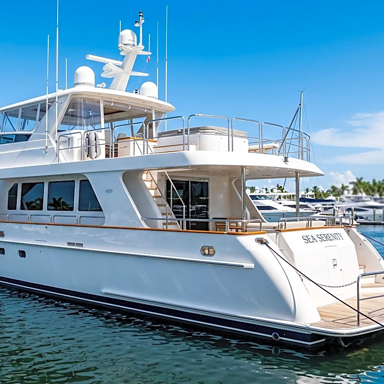 2003 Hatteras 100 Raised Pilothouse Yacht 'CLAIRE' Listed for Sale in Fort Lauderdale, Florida