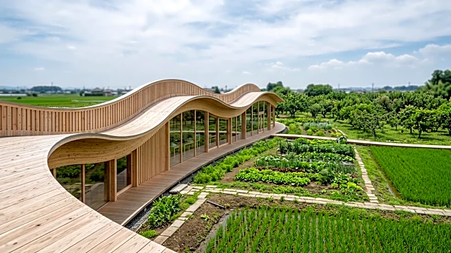 UENOA Architects Integrate Rice Paddy and Productive Landscape into YUKI Office Headquarters in Japan