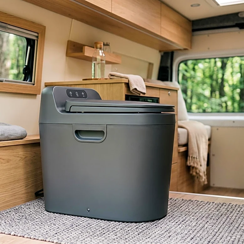 Modiwell Introduces Portable Dry-Flush Toilet for Van Life and Boondocking