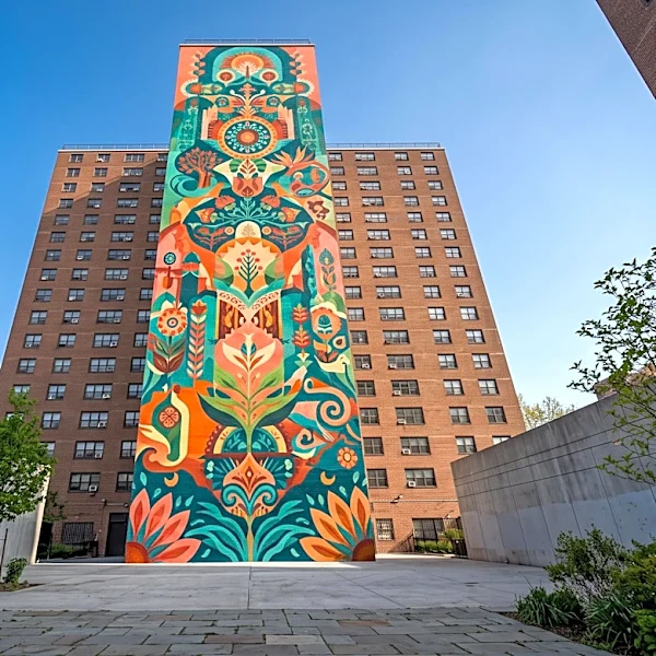 Bronx Unveils Nation's Tallest Mural, Celebrating Community and Art in Public Housing