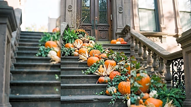 Kristi Hemric Transforms Upper East Side Brownstone Stoop into Seasonal Art Installation, Fostering Community Engagement