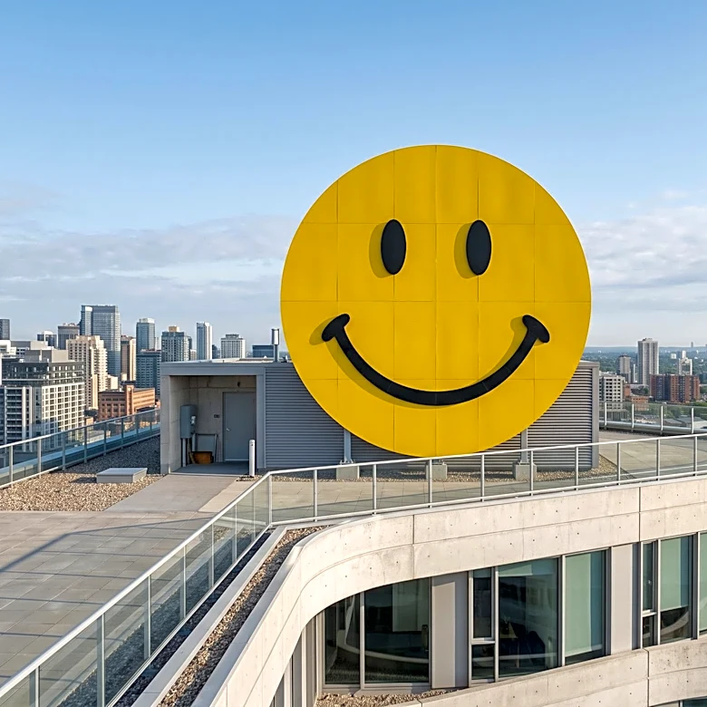 West Bank Headquarters Unveils 'The West Des Moines Welcome' Rooftop Display for Airport Passengers