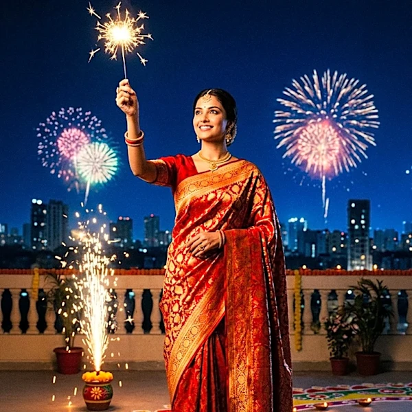 Nisha Ganatra Attends Gold House Diwali Event, Supporting South Asian Arts and Culture