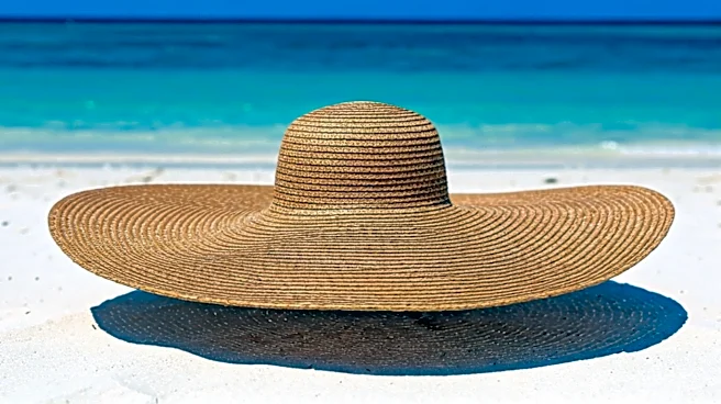 The Oversized Straw Hat Is Still Swim Week's Most Dramatic Accessory