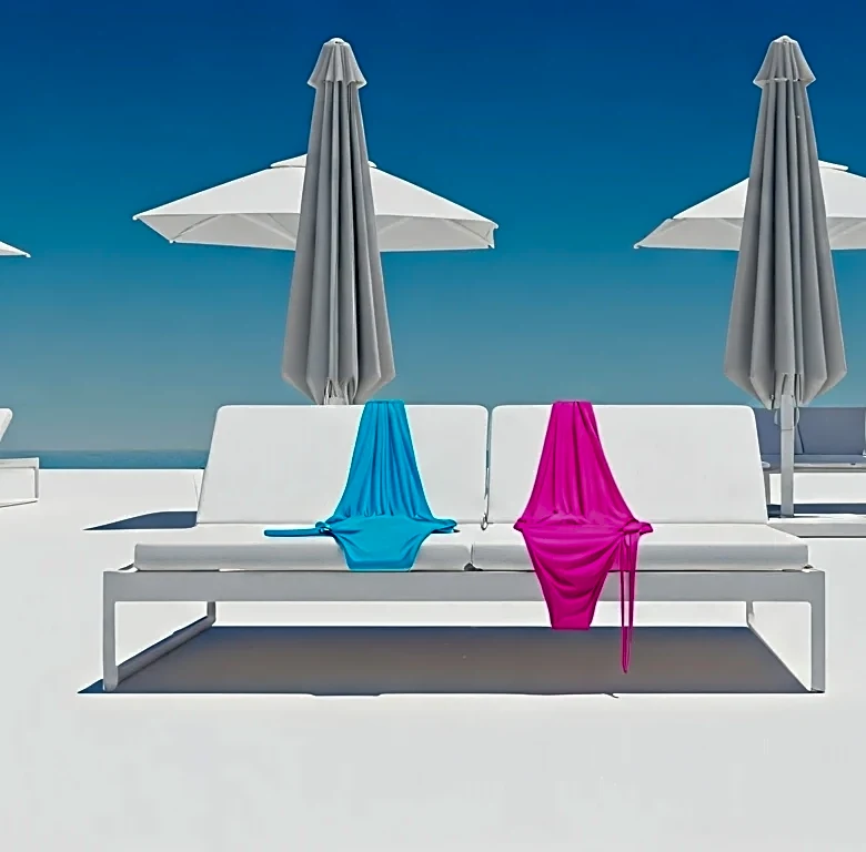 How to Wear Bright Swimwear When Your Closet Is Mostly Neutrals