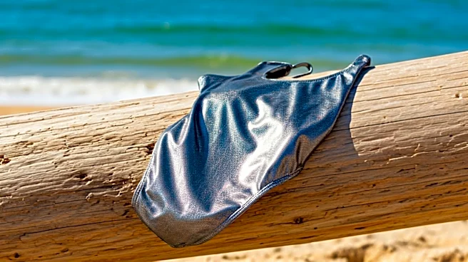 The Easy Way to Wear Metallic Swimwear Without Feeling Flashy