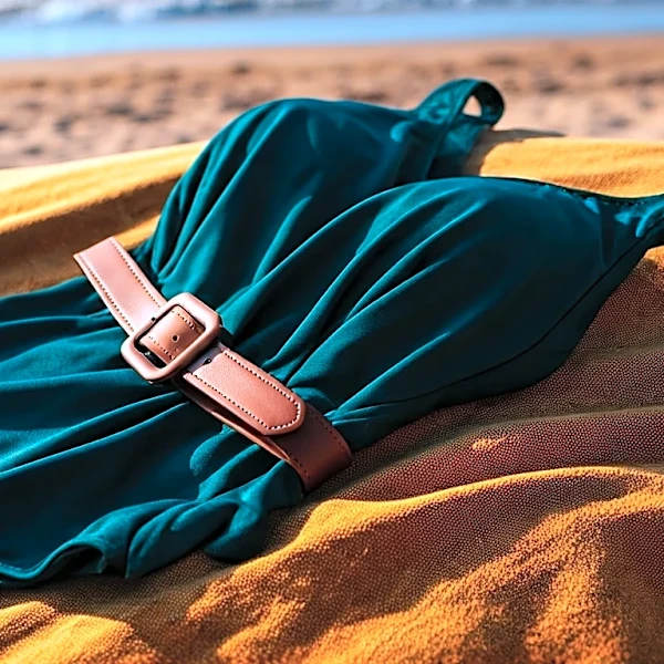 The Rise of Built-In Belts on One-Piece Swimsuits