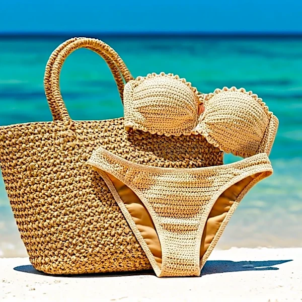 The Raffia Accent Trend That Keeps Migrating From Bags to Swimwear