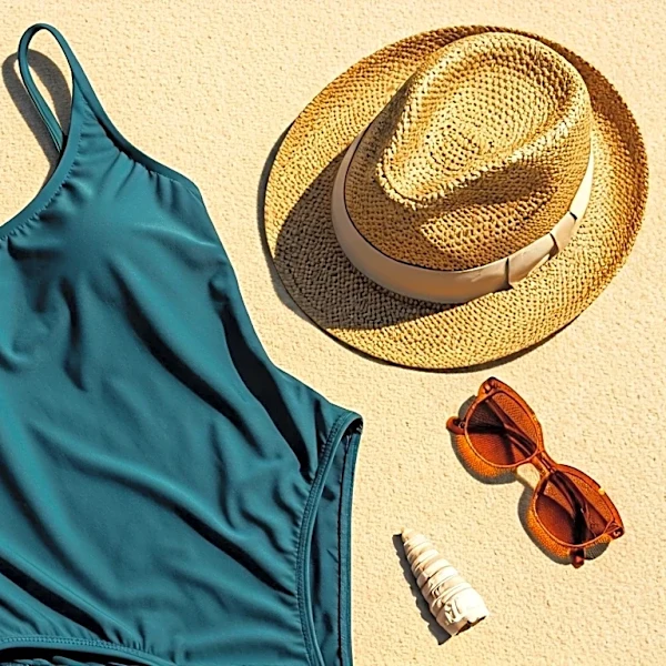 The Accessory Formula That Turns a One-Piece Into a Resort Look