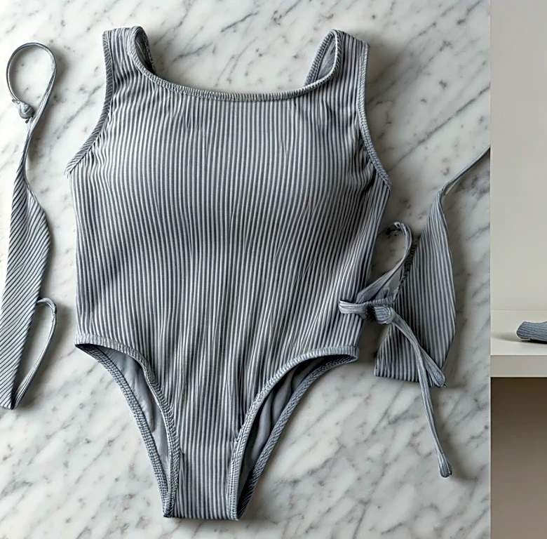 Why Ribbed Swimwear Keeps Moving Between Basics and Luxury