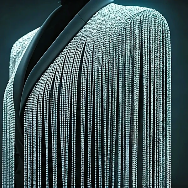 Why Rhinestone Fringe Still Works When It’s Cut Like Couture