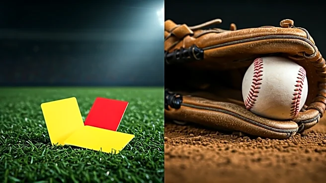 Yellow Cards, Red Cards, and Baseball Ejections Compared
