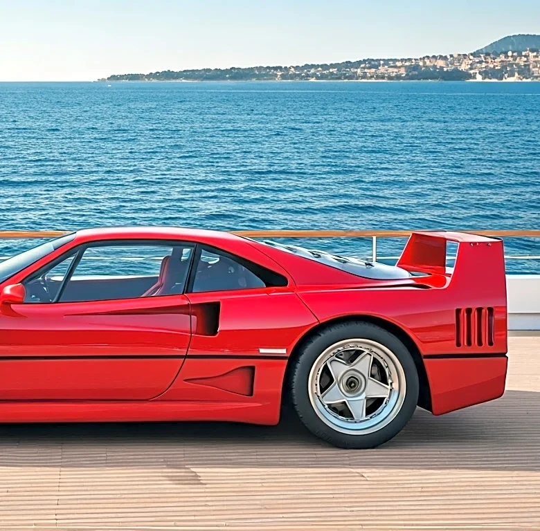 How Ferrari Red Became Monaco Grand Prix Parties’ Boldest Beauty Accent