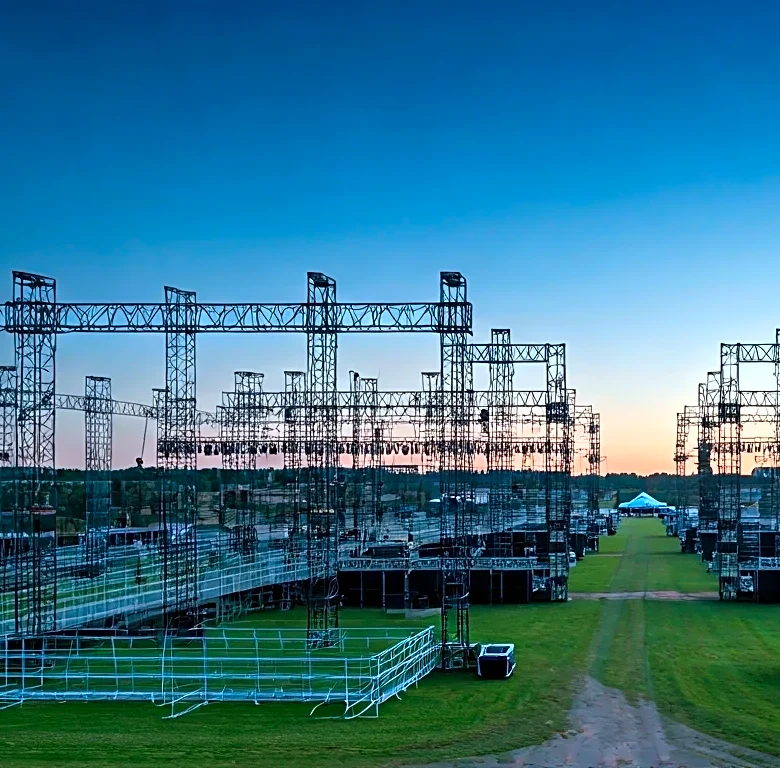 The Hidden Stagecraft Behind Turning a Field Into a Theater