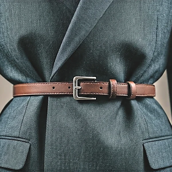 Why the Micro-Trend of Narrow Belts Over Relaxed Suiting