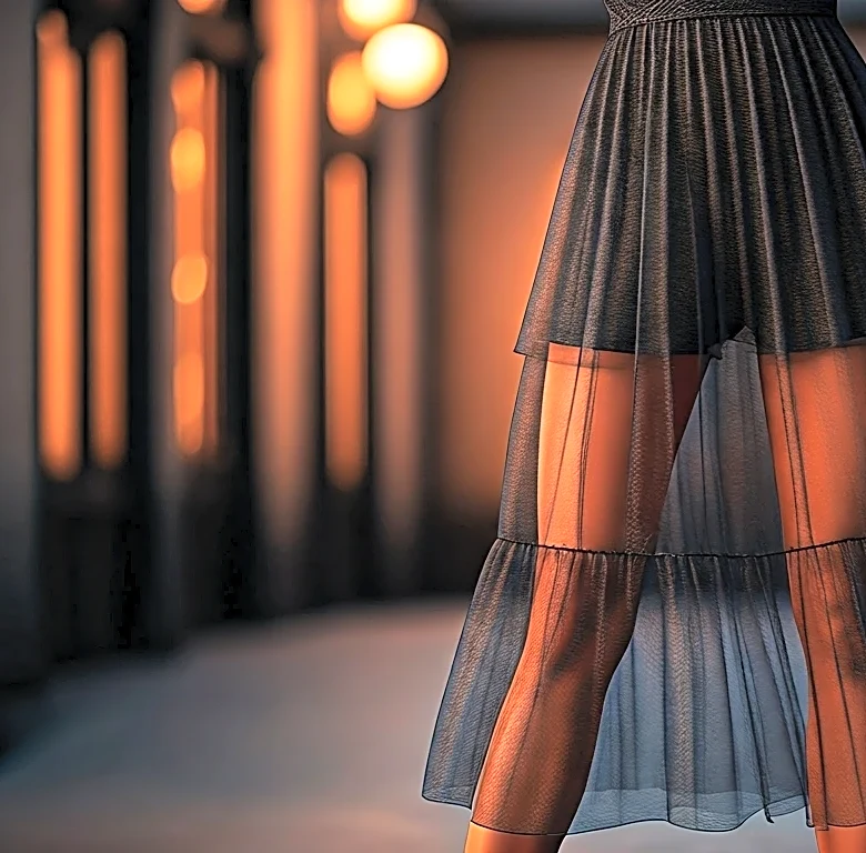 How to Wear a Transparent Skirt Without Making It the Whole Story