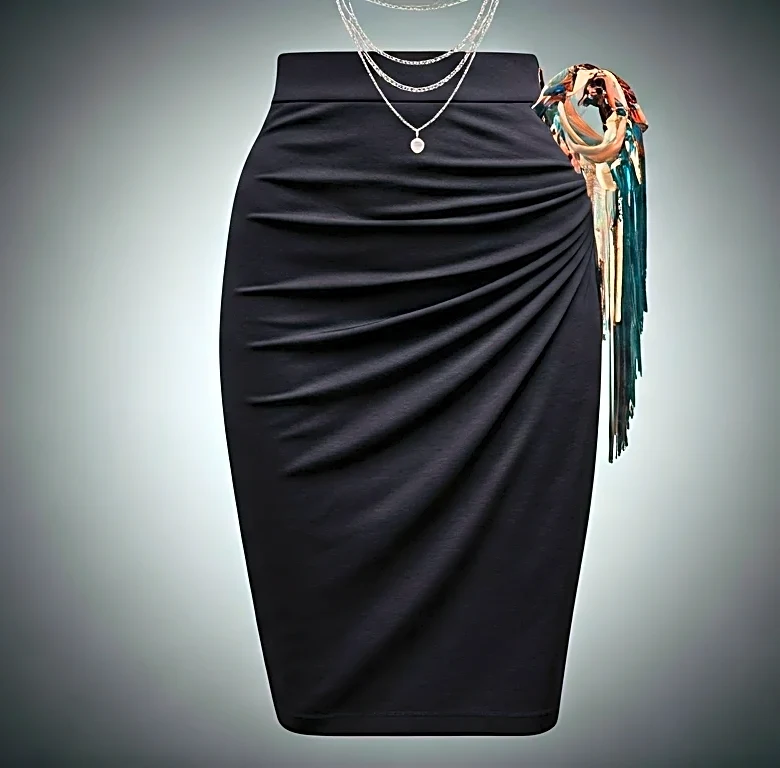 How to Turn a Black Column Skirt Into a Festival-Week Anchor Piece