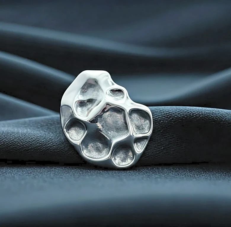Why a Sculptural Silver Earring