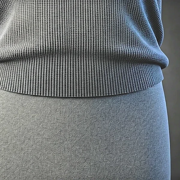 Why the Micro-Trend of Charcoal Knit Tanks With Tailored Skirts