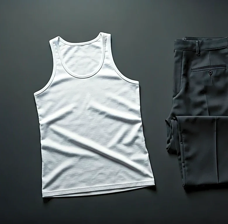 Why a White Tank and Black Pants Still Look So Chic